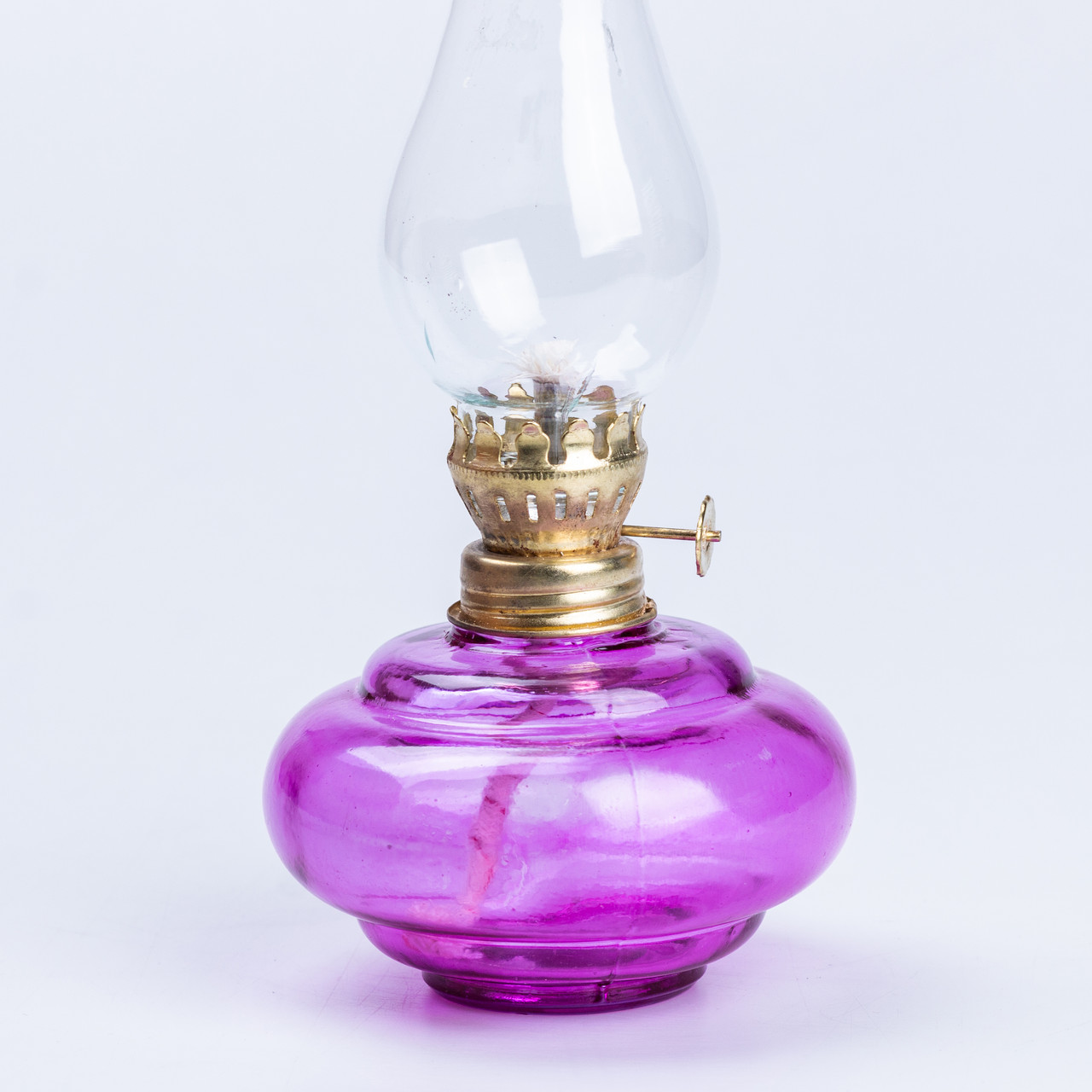 Керосиновая лампа светильник из стекла большая Фиолетовый VT-33 - фото 3 - id-p2143902879