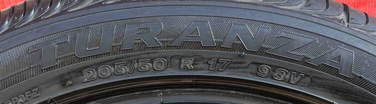 Шини б/ві літні 205/50R17 BRIDGESTONE TURANZA, фото 3