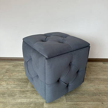 Пуф-трансформер 5в1 Остін-1 велюр сірий 7-0-9005