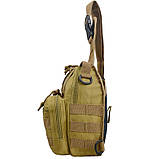 Тактична сумочка на одній лямці military, фото 5