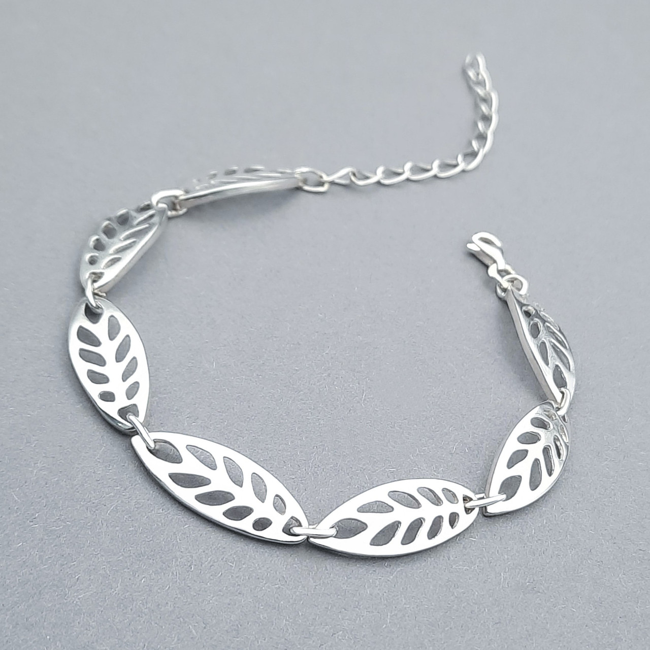 Срібний браслет Калатея, фото 1