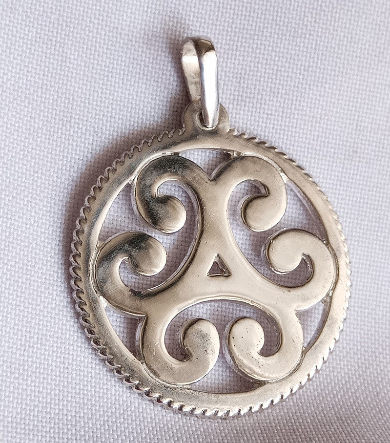 Свентовіт слов'янський оберіг зі срібла 925-ї проби, фото 1