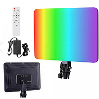 Компактная Прямоугольная лампа RGB PM-36 Видеосвет РМ-36 Гибкая регулировка яркости