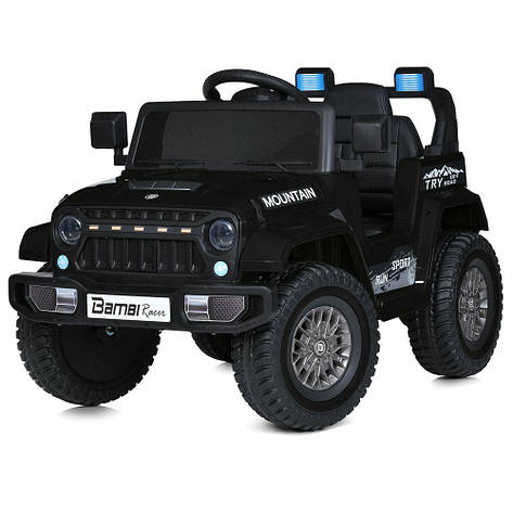 Дитячий електромобіль джип Jeep Wrangler Mountain M 5109EBLR-2 (MP3, SD-карта, USB, мотори 2x30W, акумулятор 12V10AH), фото 1