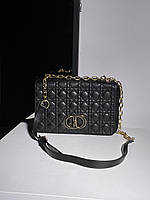 Christian Dior Large Caro Bag Black 28 х 20 х 8 см