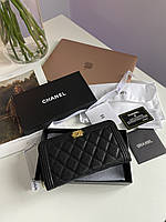 Chanel Wallet Boy Black/Gold