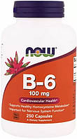 Витамины Б6 NOW B-6 100 мг 250 капс Vitaminka