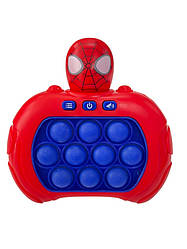 Поп Іт електронна іграшка антистрес Pop it Speed Push Game Machine Spider-Man Людина павук