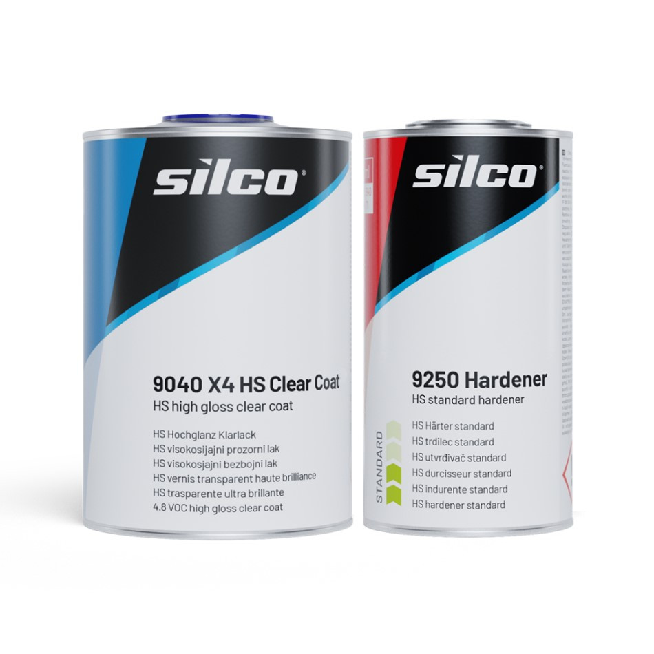 Лак для авто Silco 9040-1 X4 HS 1 л (із затвердником 0.5 л)