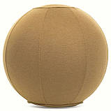 М'яч для фітнесу фітбол гладкий у чохлі 65 см ABS FHAVK FI-1983-65, фото 8