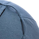 М'яч для фітнесу фітбол гладкий у чохлі 65 см ABS FHAVK FI-1983-65, фото 3