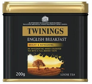 Чай Чорний Twinings English Breakfast Tea з/б 200 г Англія