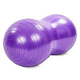 М'яч для фітнесу фітбол арахіс гладкий 100 см ABS FI-7136, фото 6