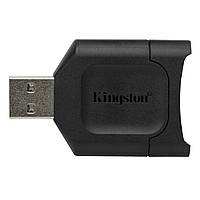 Kingston Кардридер USB 3.2 Type-A > SD UHS-II Чёрный Povna-torba это Удобно