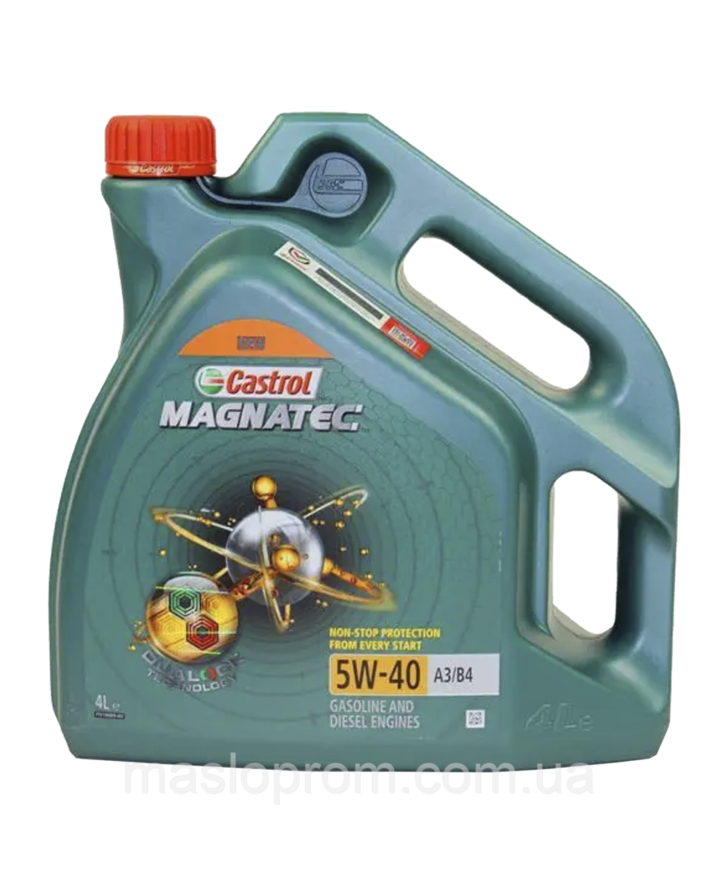 Моторне масло Castrol Magnatec 5w40 A3/B4 4л доставка укрпоштою 0 грн, фото 1