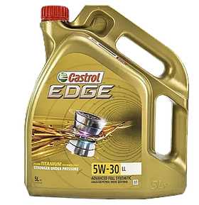 Моторне масло Castrol EDGE Titanium FST LL 5W-30 5л доставка укрпоштою 0 грн