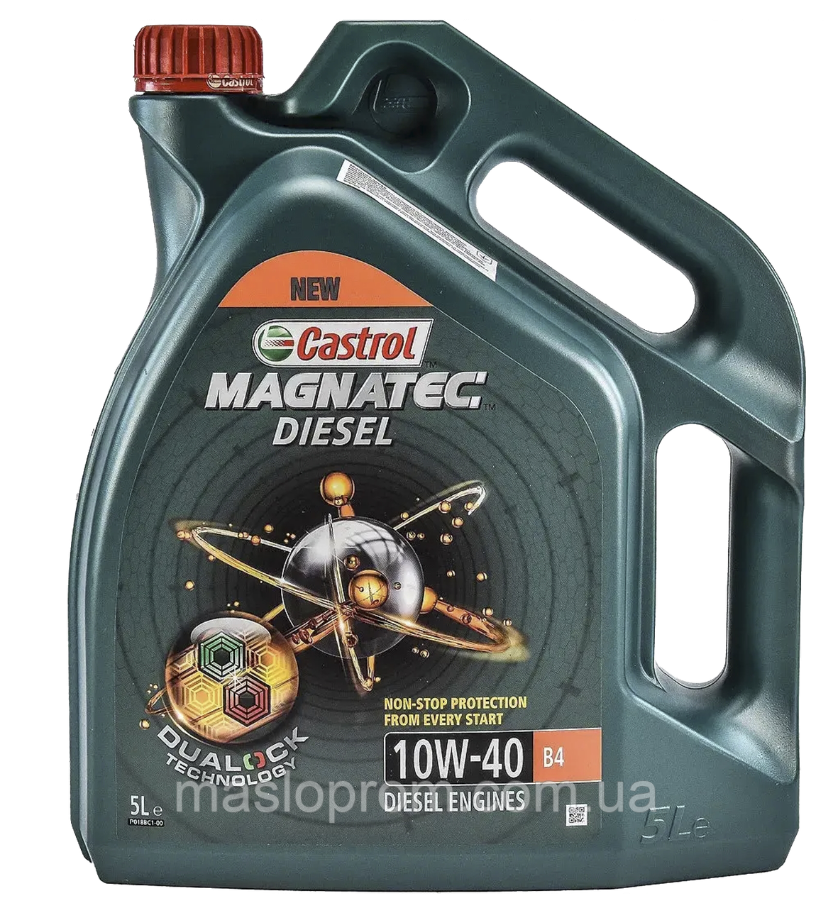 Моторне масло Castrol Magnatec Diesel 10w40 B4 5л доставка укрпоштою 0 грн