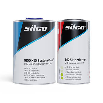 Лак для авто Silco 9100-1 X10 UHS 420 1 л (із затвердником 0.5 л)