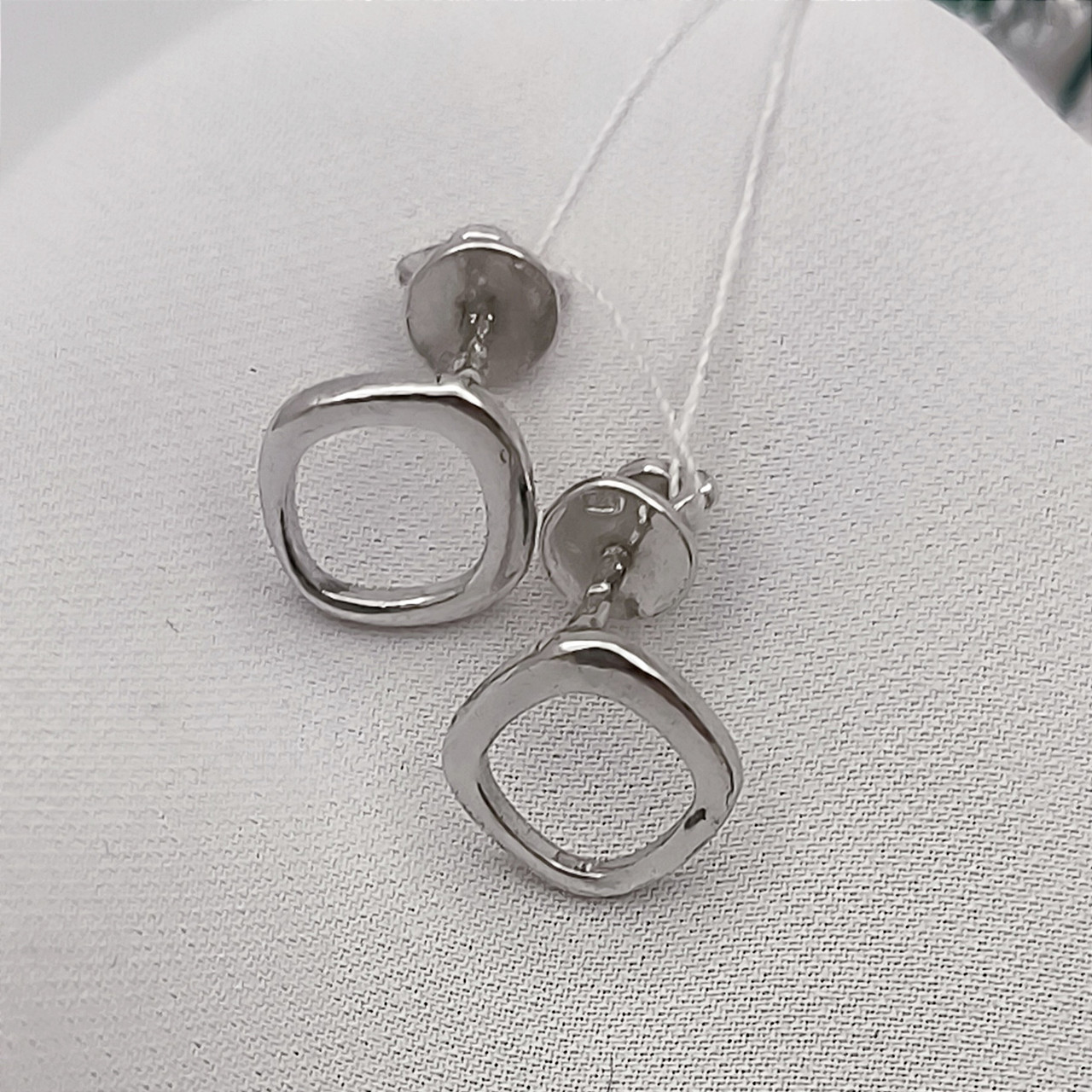 Срібні сережки пусети 925 проби Ukr-Gold.com