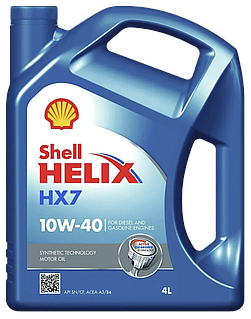 Моторне масло SHEL Helix HX7 10w40 4л доставка укрпоштою 0 грн