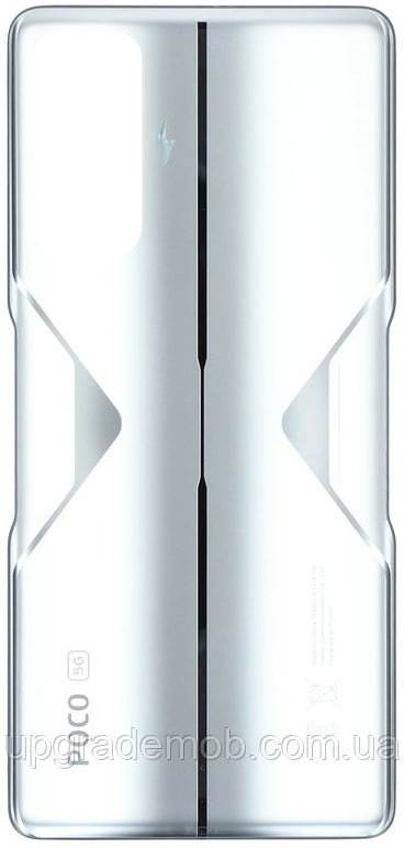 Задня кришка Xiaomi Poco F4 GT срібляста Knight Silver глянсова