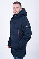 Чоловіча зимова куртка, синього кольору.