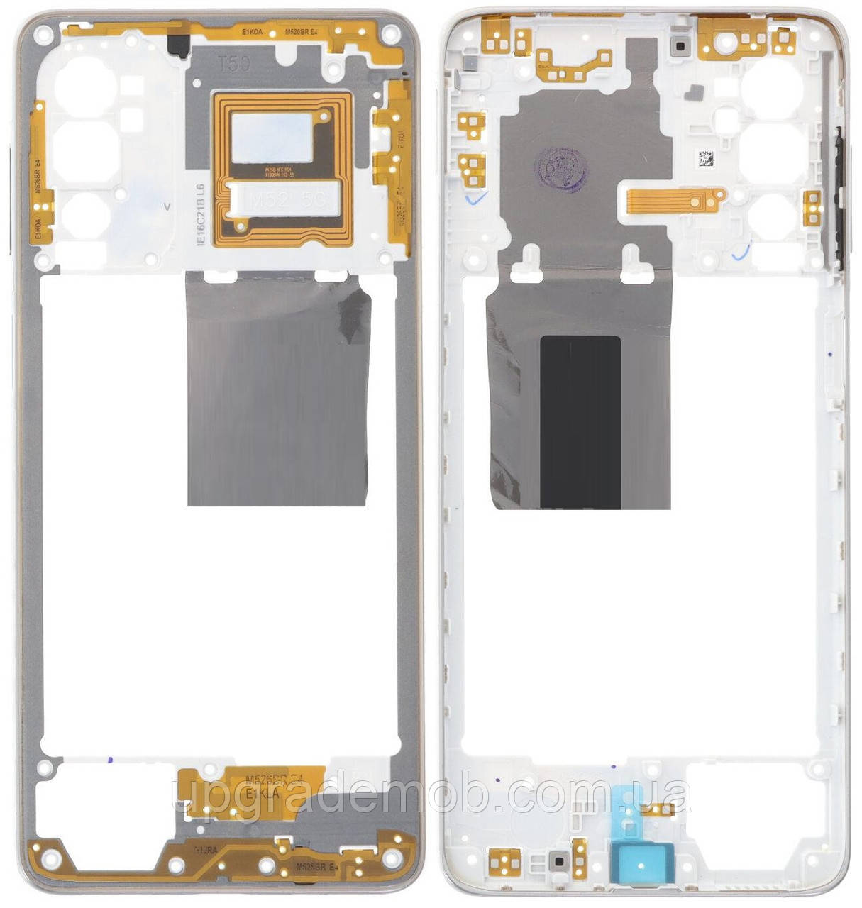 Рамка корпусу Samsung M526 Galaxy M52 біла White, фото 1