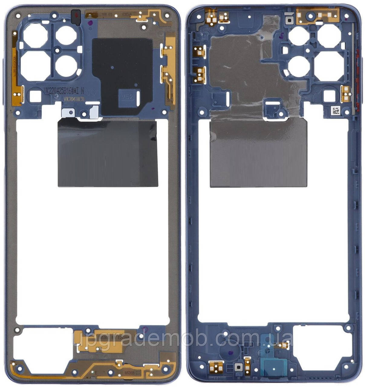 Рамка корпусу Samsung M536 Galaxy M53 синя, фото 1