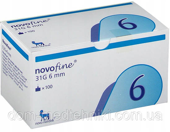 Голки Новофайн / Novofine, 6 мм 31G, фото 1