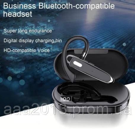 Bluetooth гарнітура YYK-530 з повербанком, на 2 телефону, блютуз, бездротова, музика, фото 1