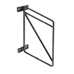 Тримач для полиці GTV ROD, 21x17cm, Чорний мат