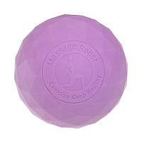 Мячик массажер резиновый массажный кинезиологический d-6 см FI-3809 Фиолетовый