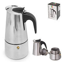 Кавоварка гейзерна 200 мл (4чашки) Stenson TD00433