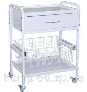 Столик маніпуляційний СМ-3 із кошиком, фото 1