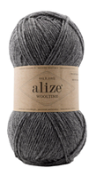 Нитки пряжа для в'язання  75/25 WOOLTIME Вултайм № 182 - сірий