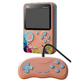 Ігрова приставка консоль RIAS G5 Game Box 3" 500 ігор з джойстиком Pink (3_04581)