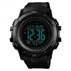 Годинник чоловічий SKMEI 1475BK з підсвіткою Чорний