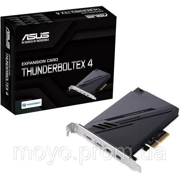 Плата-адаптер PCIe ASUS ThunderboltEX 4 USB Type-C PCIe 3.0 X4 Expansion Card (90MC09P0-M0EAY0)