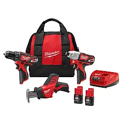 Набір акумуляторних інструментів Milwaukee M12 2498-23 (комплект)