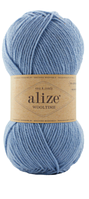 Нитки пряжа для в'язання  75/25 WOOLTIME Вултайм № 432 - блакитний