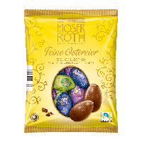Шоколадные яйца Ассорти Moser Roth Feine Ostereier Edel Collection 150г Германия