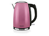 Електричний чайник Silver Crest SWC 3100 B1 pink   1.7L 3100W, фото 3