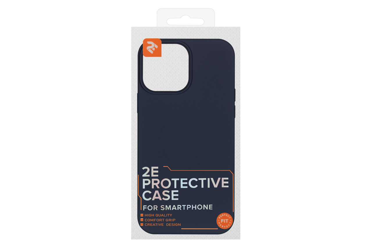Чохол 2Е Basic для iPhone 13 Pro Max , Liquid Silicone, синій темний, фото 1
