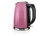 Електричний чайник Silver Crest SWC 3100 B1 pink   1.7L 3100W, фото 4