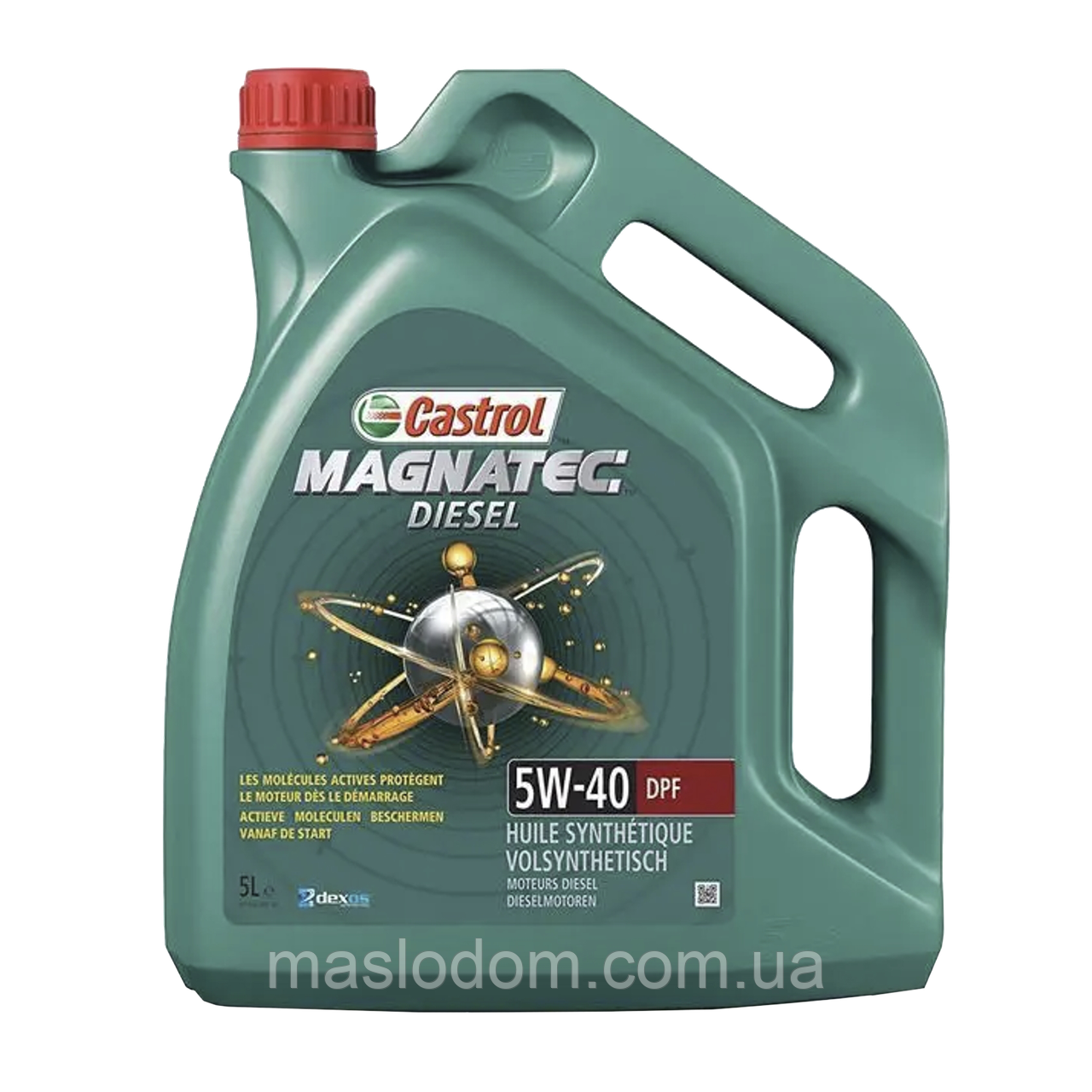 Моторне масло Castrol Magnatec Diesel DPF 5W-40 5л доставка укрпоштою 0 грн