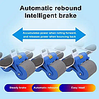 Тренажер колесо для преса з упорами для ліктів і автоматичним відскоком Wheel з подушкою для пушапа, фото 9