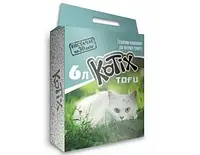 KOTIX TOFU Classic соевый наполнитель для кошек без аромата 6 л