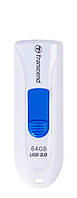USB флеш накопичувач Transcend 64GB USB 3.1 Type-A JetFlash 790 Білий (TS64GJF790W)
