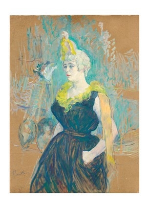 Листівка Henri De Toulouse-Lautrec — The Clown Cha-U-Kao, 1895