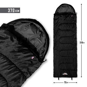 Спальник Tac Maven Major Sleeping Bag 370gr/M² D19002 Чорний